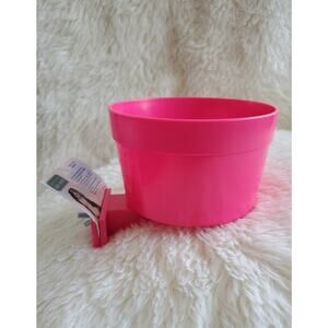 Dog Carrier Cage Crock Pink Colored 40oz Lixit - BRAND NEW!